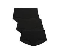 GAP Damen 3er-Pack No Show Unterhosen Unterwäsche Hipster-Höschen, True Black, M