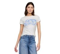GAP Damen Classic Logo Tee T-Shirt, New Off White Opt 1, Mittel