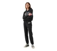 GAP Damen Fleece-Jogginghose mit Logo Sweatpants, Anthrazit meliert, X-Large