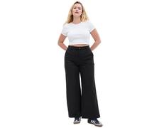GAP Damen High Rise Girlfriend Wide Leg Khaki Hose, Mondlose Nacht, 38