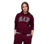 GAP Damen Kapuzen Logo Sweatshirt, Rubinwein, S