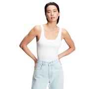 GAP Damen Ribbed Tank Top Cami, Optisches Weiß, X-Klein