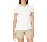 GAP Damen Short Sleeve Ribbed Tee T-Shirt, Weiss/opulenter Garten, Mittel