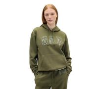 GAP Damen-Sweatshirt mit Logo und Kapuze, New Army Green, XS