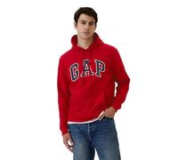 GAP Fleece-Hoodie, Herren-Kapuzenpullover, Roter Apfel, Medium