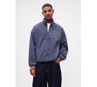 GAP Fleecepullover in Blaugrau - Größe XL | Herren Fleece