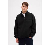 GAP Fleecepullover in Schwarz - Größe L | Herren Fleece