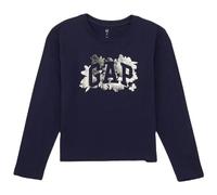 GAP FRCH VALUE LOGO Mädchen Langarmshirt, dunkelblau, größe XS