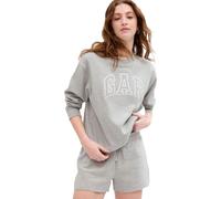 GAP Heritage Damen T-Shirt mit Rundhalsausschnitt, Lt Heather Grey, Klein