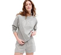 GAP Heritage Damen T-Shirt mit Rundhalsausschnitt, Lt Heather Grey, XX-Large