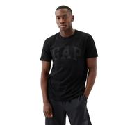GAP BASIC LOGO Herren-T-Shirt, schwarz, größe L