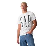 Gap Herren Everyday Soft Logo Tee T-Shirt, weiß, XL
