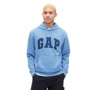 GAP Herren Kapuzenpullover Heritage Logo, Windblau, Large