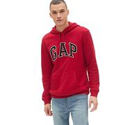 GAP Herren Kapuzenpullover mit Heritage-Logo Sweatshirt, Purpurrot, Medium