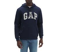 GAP Herren Kapuzenpullover mit Heritage-Logo Sweatshirt, Tapisserie Marineblau, Small