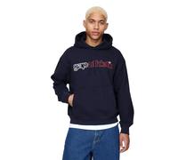 GAP Herren Logo Fleece Hoodie, Marineblaue Uniform, Large