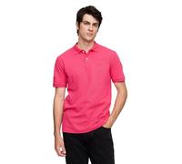 GAP Herren-Piqué-Poloshirt mit Logo, Himbeere, XL