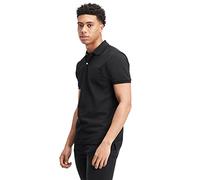 GAP Herren Poloshirt aus Stretch-piqué Polohemd, True Black, Mittel