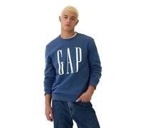 GAP Herren-Sweatshirt aus Fleece mit Rundhalsausschnitt, Blauer Lampenschirm, X-Large