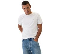 GAP Herren-T-Shirt mit Rundhalsausschnitt und weichem Micro-Logo, White V2 Global, L