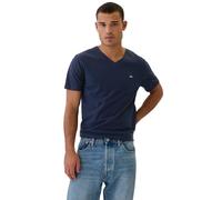 GAP Herren-T-Shirt mit weichem Logo, V-Ausschnitt, Tapisserie Marineblau, L
