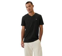 GAP Herren-T-Shirt mit weichem Logo, V-Ausschnitt, True Black V2, XX-Large