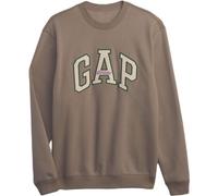 GAP HO23 CORE LOGO CREW Sweatshirt für Herren, braun, größe XL