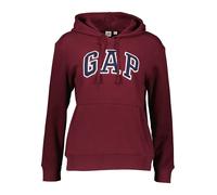 GAP Damen Kapuzen Logo Sweatshirt, Rubinwein, S