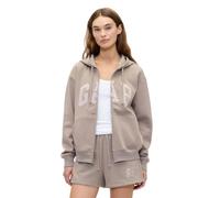 GAP Kapuzenjacke für Damen mit Logo, Sweatshirt mit Reißverschluss und Kapuze, L