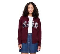 GAP V-GAP HERITAGE FZ HD Kapuzen-Sweatjacke für Damen, weinrot, größe M