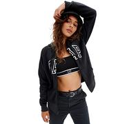 Gap Kapuzenpullover mit Logo für Damen, durchgehendem Reißverschluss, XL