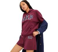GAP Damen Kapuzen Logo Sweatshirt, Rubinwein, S