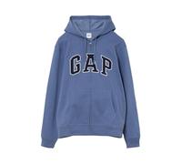 GAP Logo Heritage Hoodie Hooded Full Zip Sweatshirt, Bainbridge Blue 117 V2, X-Small