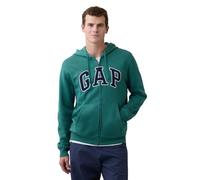 GAP Sweatjacke in Smaragdgrün - Größe L | Herren Sweatshirts Jacken