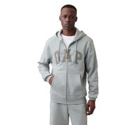 GAP Logo Heritage Hoodie Hooded Full Zip Sweatshirt, Iceberg Green Il, X-Large