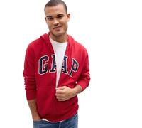 Gap Logo Heritage Hoodie Hooded Full Zip Sweatshirt, Roter Apfel, XX-Large