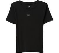 GAP MOD RIB ABBRV Damen-T-Shirt, schwarz, größe XXL
