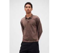 GAP Poloshirt in Braun - Größe L | Herren Plussize