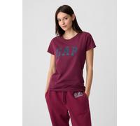 GAP CLASSIC Damen T-Shirt, weinrot, größe S