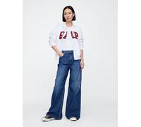 GAP Sweatjacke in Weiß - Größe XXL | Damen Sweatshirts Jacken