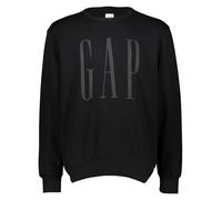 GAP Herren-Sweatshirt aus Fleece mit Rundhalsausschnitt, Schwarz, Medium