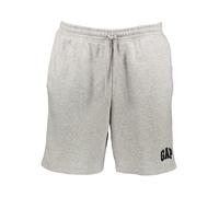GAP Herren-Shorts mit Heritage-Logo, GRAU, Klein
