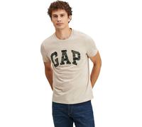GAP V-BASIC LOGO T Herrenshirt, beige, größe S