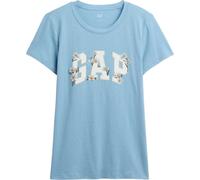 GAP V-FRNCH SS LOGO CLSSC TEE FA25 Damen-T-Shirt, hellblau, größe L