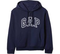 GAP Logo Hoodie Hoodie Full Zip Sweatshirt mit Kapuze Damen, Marineblaue Uniform Ii, M