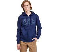 GAP Herren Logo Hoodie Hooded Full Zip Sweatshirt, Tapisserie Marineblau, Small