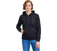 GAP, Kapuzenpullover, Mit Logo, Durchgehender Reißverschluss, True Black, X-Large