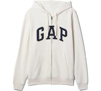 GAP V-HERITAGE LOGO FZ SNL Kapuzensweatjacke für Herren, weiß, größe XL