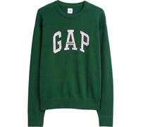 GAP V-INTX GAP ATHLETIC INTARSIA RLXD CREW Strickpullover für Herren, dunkelgrün, größe M