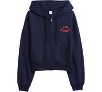 GAP V-LOGO ABV HIGH RIB FZ Damen-Kapuzenjacke, dunkelblau, größe M